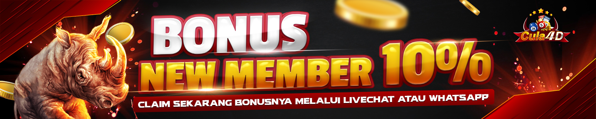 Bonus New Member 10% CULA4D